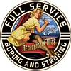 (Multi Style)Sexy Girl - Round Metal Tin Signs(12*12Inch)