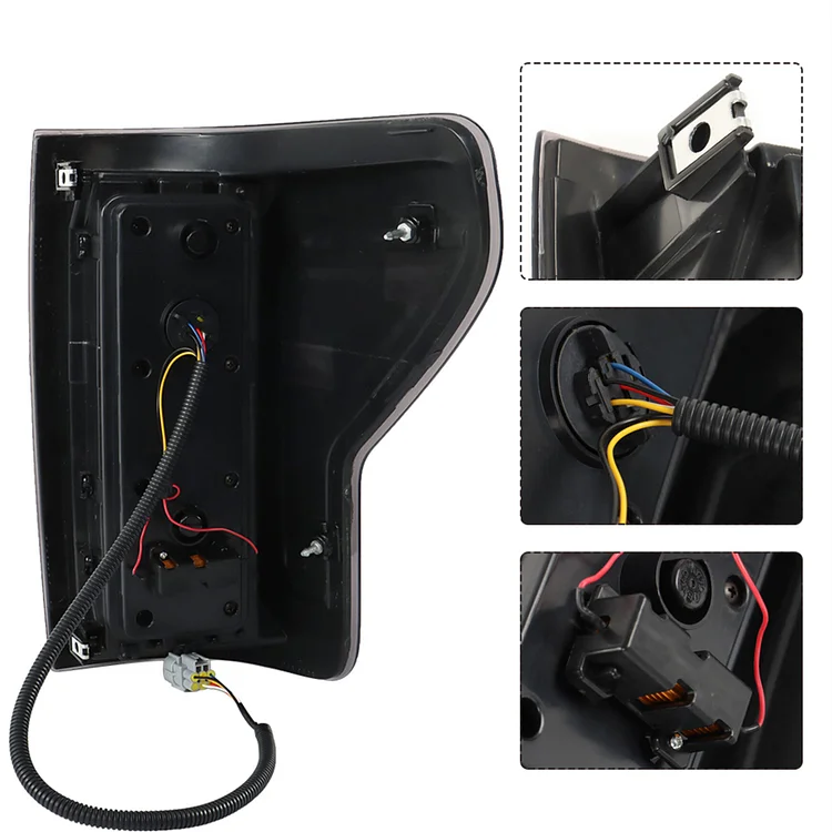 SEBLAFF 1 Pair Rear Tail Lights Left and Right Side Replacement for 2007-2013 Tundra Brake Lamp Taillights LH&RH