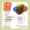 Flower Pot Crochet Starter Kits with Step-by-Step Video Tutorials, Hanging Potted Plants Knitting Starter Pack for Beginners Decoration