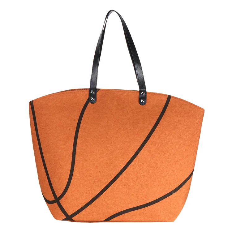 Basketball Totes Bag Large Sports Printed Outdoor Work Shopping Handbags-Annaletters