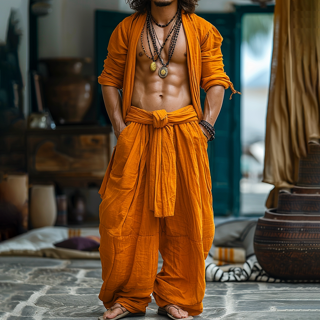 Oversized Breathable Linen Pants-inspireuse