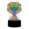 DIY Diamond Painting 7 Color Night Light Lamp Home Decoration Ornament Gift Kit(Tree)