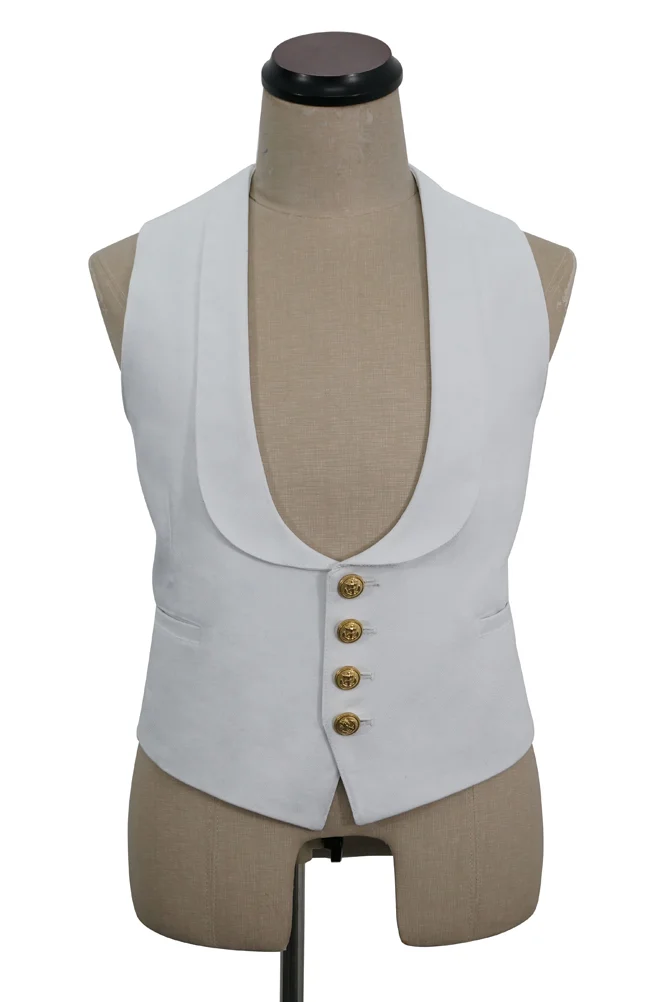   Kriegsmarine German Officers White Cotton Mess Dress And Vest German-Uniform