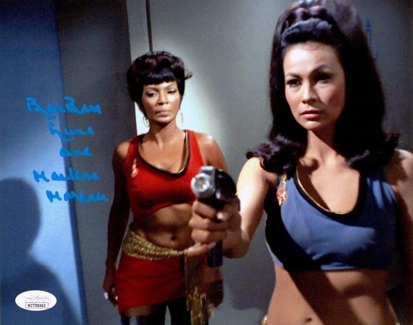 BARBARA LUNA Signed 8x10 STAR TREK ORIGINAL SERIES Photo Poster painting Authentic Auto JSA COA