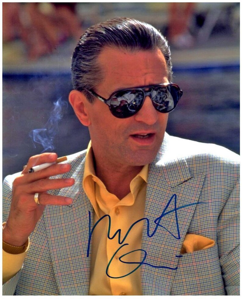 Robert DeNiro 8 x10 20x25 cm Autographed Hand Signed Photo Poster painting