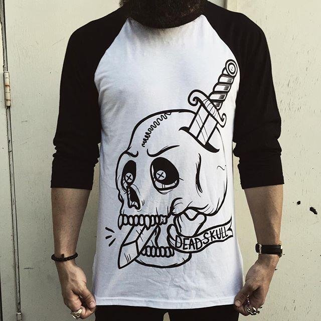 Dead skull designer printed T-shirt
