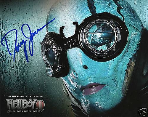 DOUG JONES HELLBOY 2 SLIVER SURFER SIGNED 8X10 PICTURE