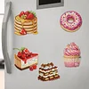 15pcs DIY Desserts And Cakes Diamond Painting Fridge Magnet