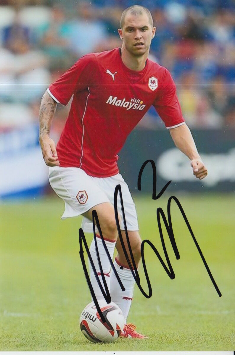 CARDIFF CITY HAND SIGNED MATTHEW CONNOLLY 6X4 Photo Poster painting.