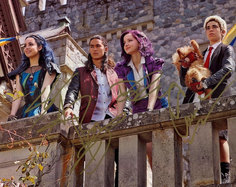 Disney Descendants cast 8 x10 Autographed Hand Signed Photo Poster painting