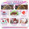 Golden Crystal Tiger Head Special Shaped 5D DIY Partial Drill Diamond Painting Kits for Adults Beginners Home Decor Diamonds Dots Gem Art Kits 11.81 X11.81inch