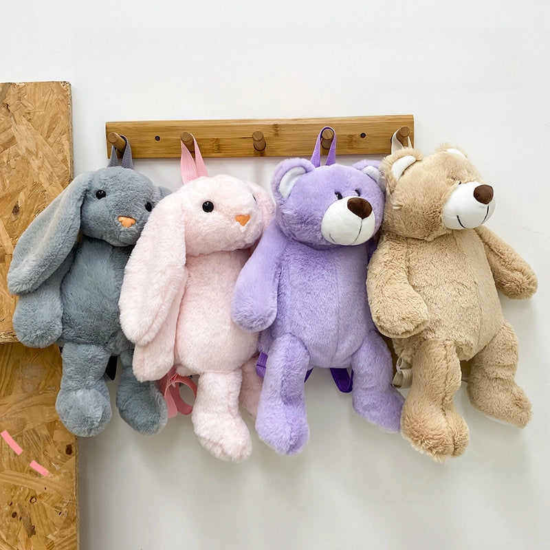 Bear Plush Toy Backpack Grab New Cartoon Doll Rabbit Fashion Leisure Backpack