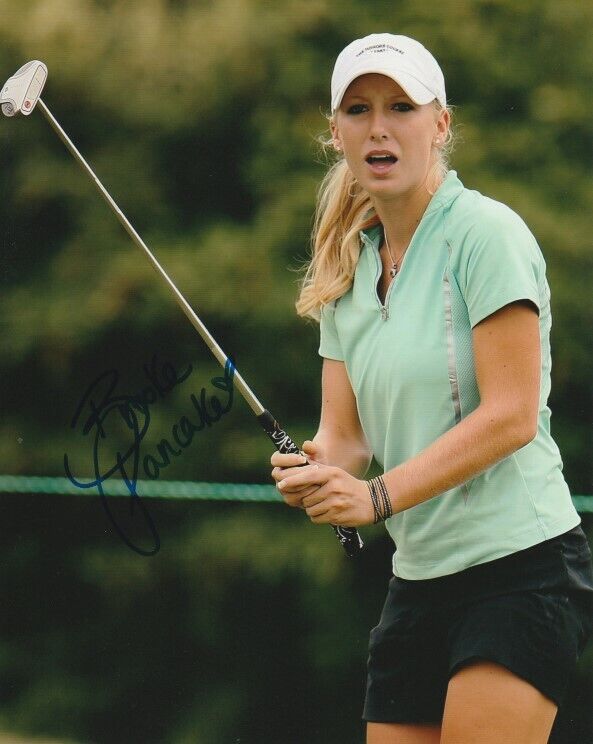 BROOKE PANCAKE SIGNED LPGA GOLF 8x10 Photo Poster painting #2 Autograph PROOF