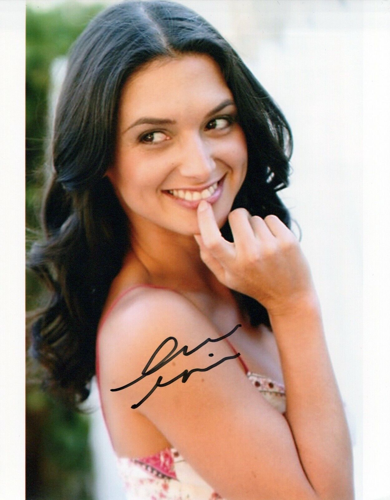 Andrea Gabriel glamour shot autographed Photo Poster painting signed 8x10 #2