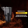 12V Smart Cooling Heating Car Cup Digital Display 2 In 1 Bottle Warmer (Black)