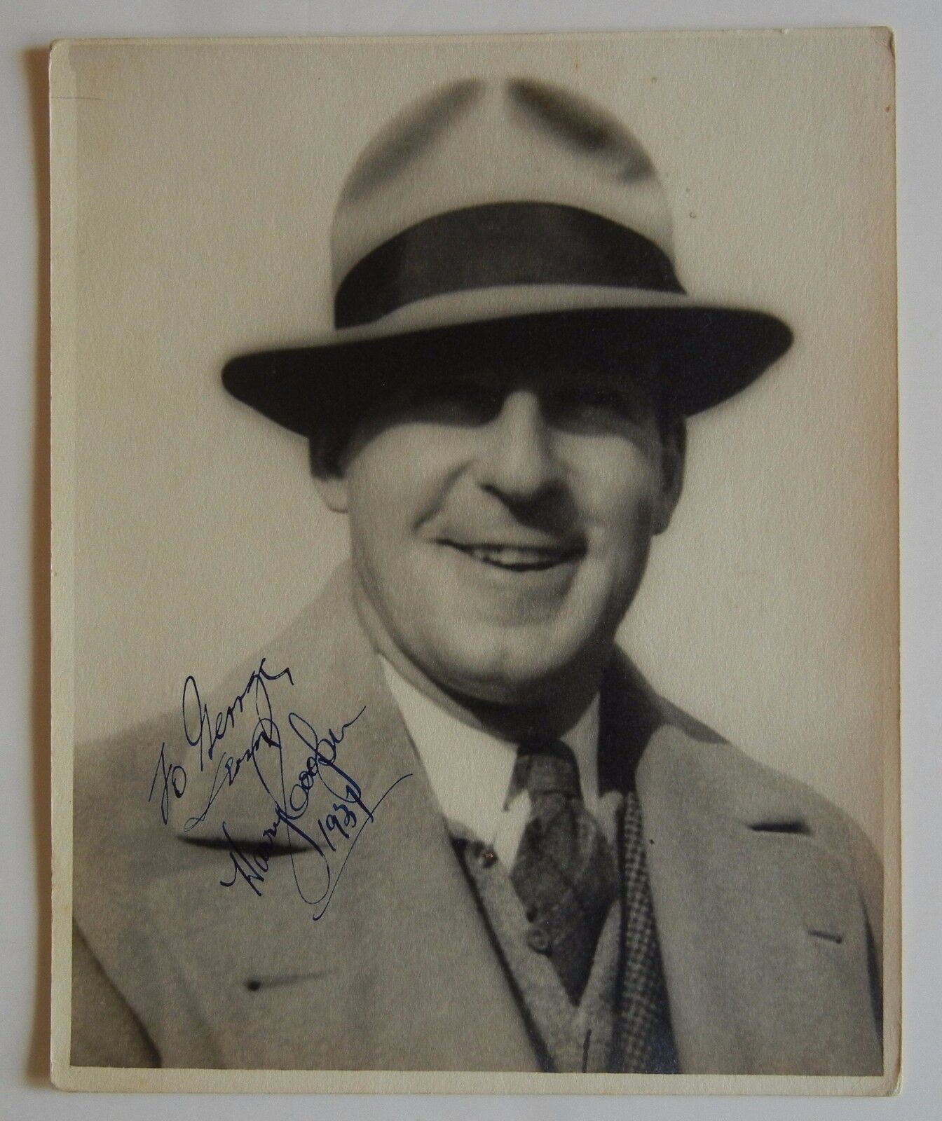 Harry “Lighthorse” Cooper Original Signed Period Portrait