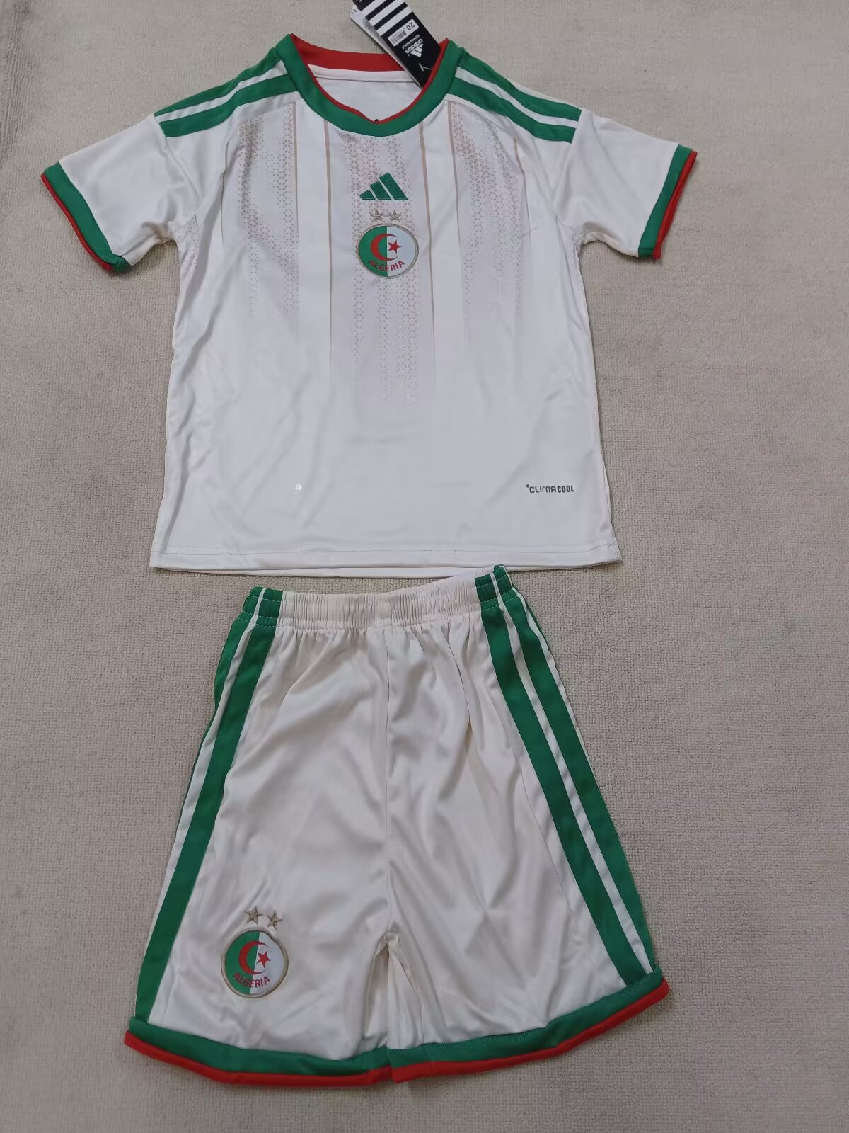 2026 Kids Size Algeria Home Football Shirt