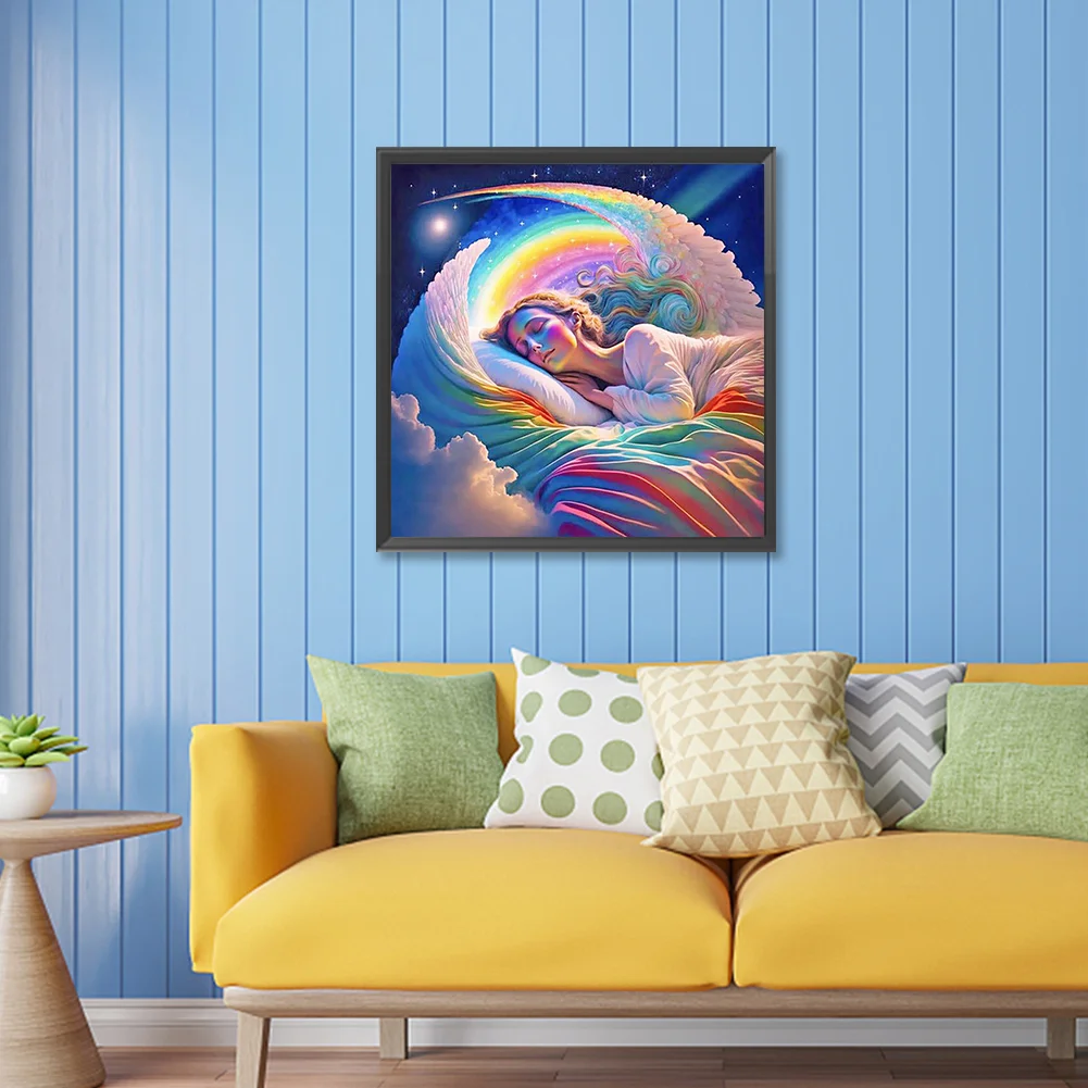 Full Round Diamond Painting 30*30cm - Sweet Dream Angel