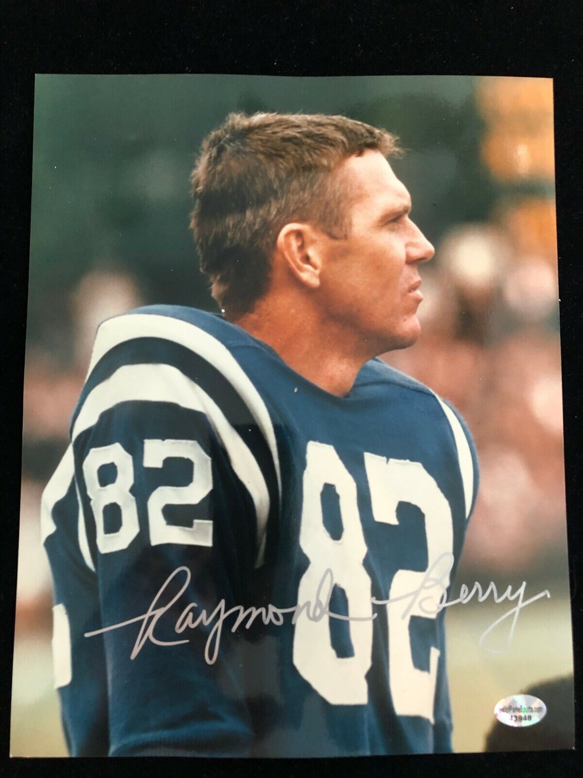 Raymond Berry Signed Autographed Photo Poster painting COA Baltimore Colts