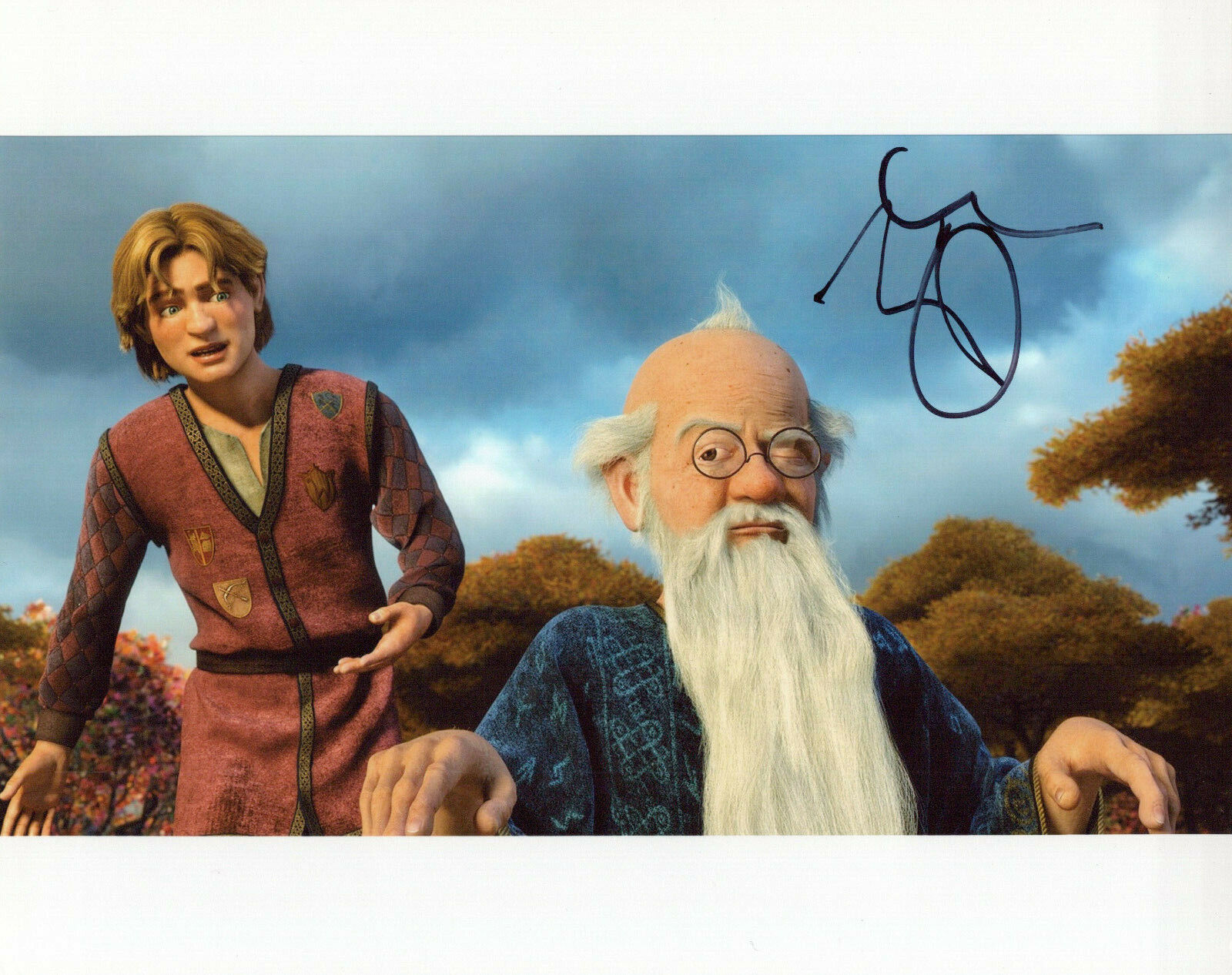 Eric Idle Shrek The Third autographed Photo Poster painting signed 8X10 #3 Merlin