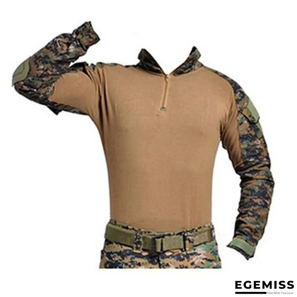 Camouflage colors Army Combat Uniform military shirt cargo multicam Airsoft paintball tactical cloth with elbow pads | EGEMISS