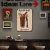 Girl - Vintage Metal Signs(8*12Inch) - Bar