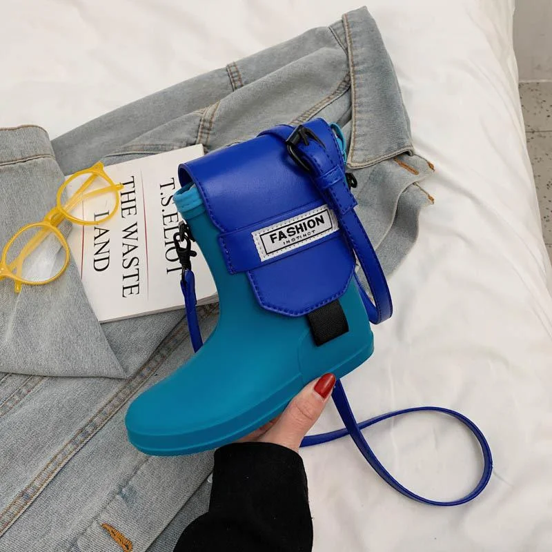 Pongl Shoe Shape Leather Phone Shaped Shoulder Bag For Women 2021 Purses And Handbags Crossbody Bag Girl's Interesting Bag