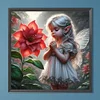Cute Girl-Full Round Diamond Painting(40x40cm)