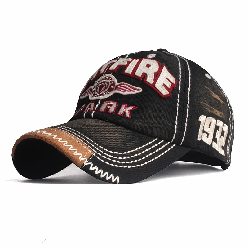 Men & Women Baseball Cap/1932 Spitfire Vintage embroidery print Outdoor Fitted Hat
