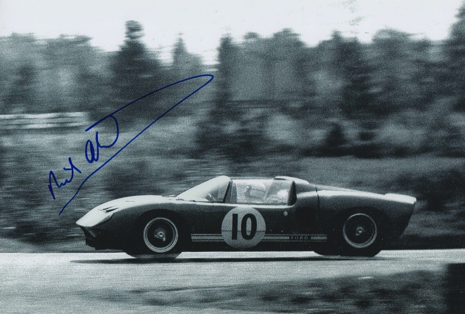 Richard Attwood Hand Signed 12x8 Photo Poster painting Le Mans Autograph 2