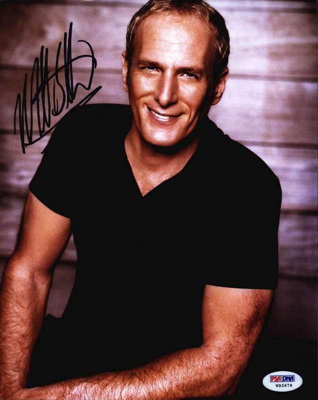 Michael Bolton PSA authentic signed rock 8x10 Photo Poster painting W/Cert Autographed A0001