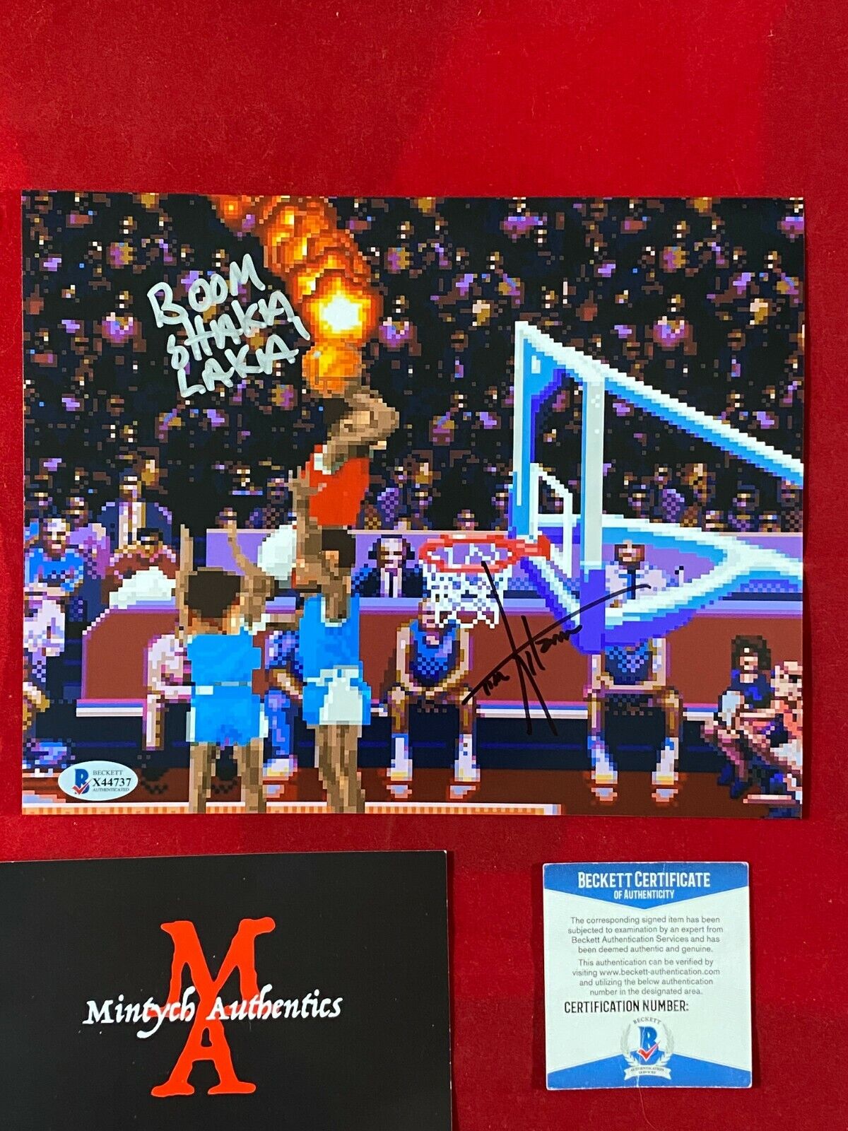 TIM KITZROW AUTOGRAPHED SIGNED 8x10 Photo Poster painting! NBA JAM! BECKETT COA!