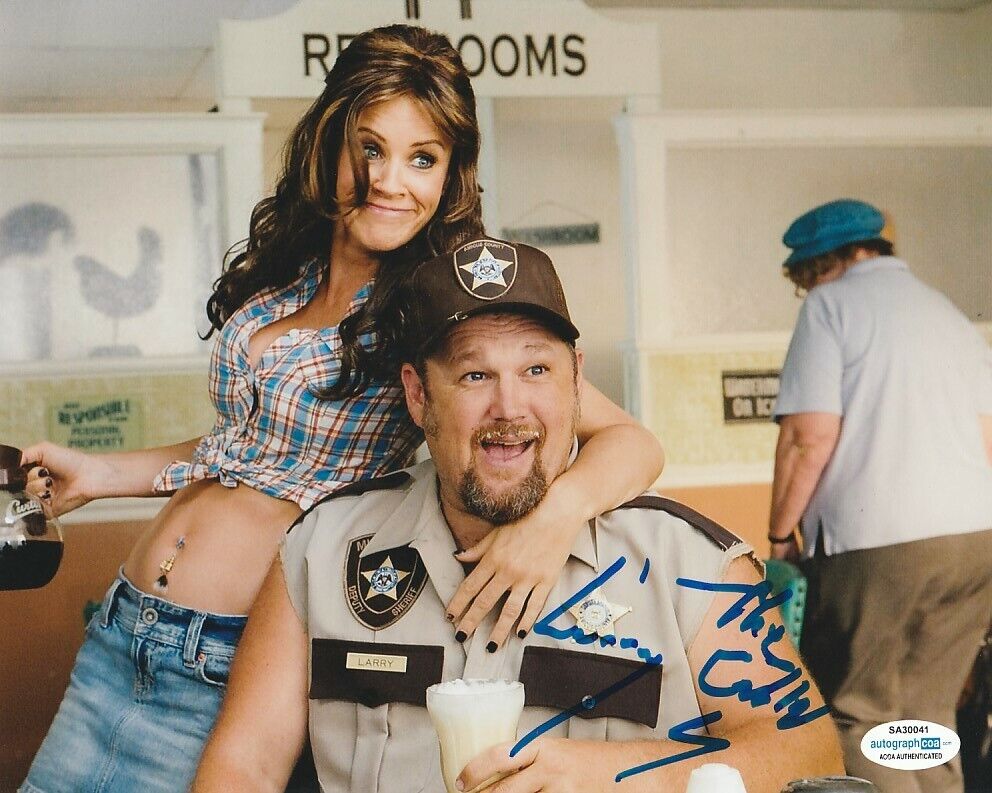 LARRY THE CABLE GUY SIGNED WITLESS PROTECTION