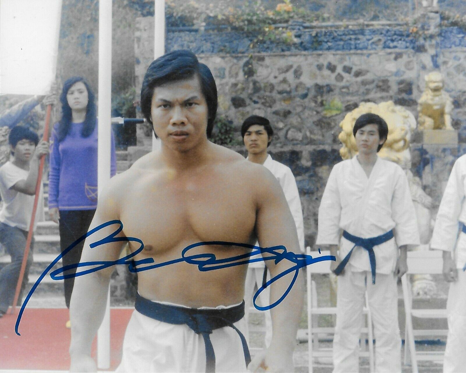 Bolo Yeung Enter the Dragon Original Autographed 8X10 Photo Poster painting