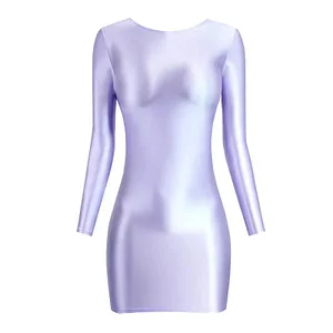 Men's sexy glossy dress