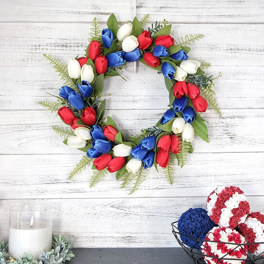 American Independence Day  Simulation Wreath Ornament