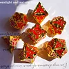 Metal DND Dice Set Dungeons & Dragons Dice Set Polyhedron for RPG Board Games Tabletop Game Accessories