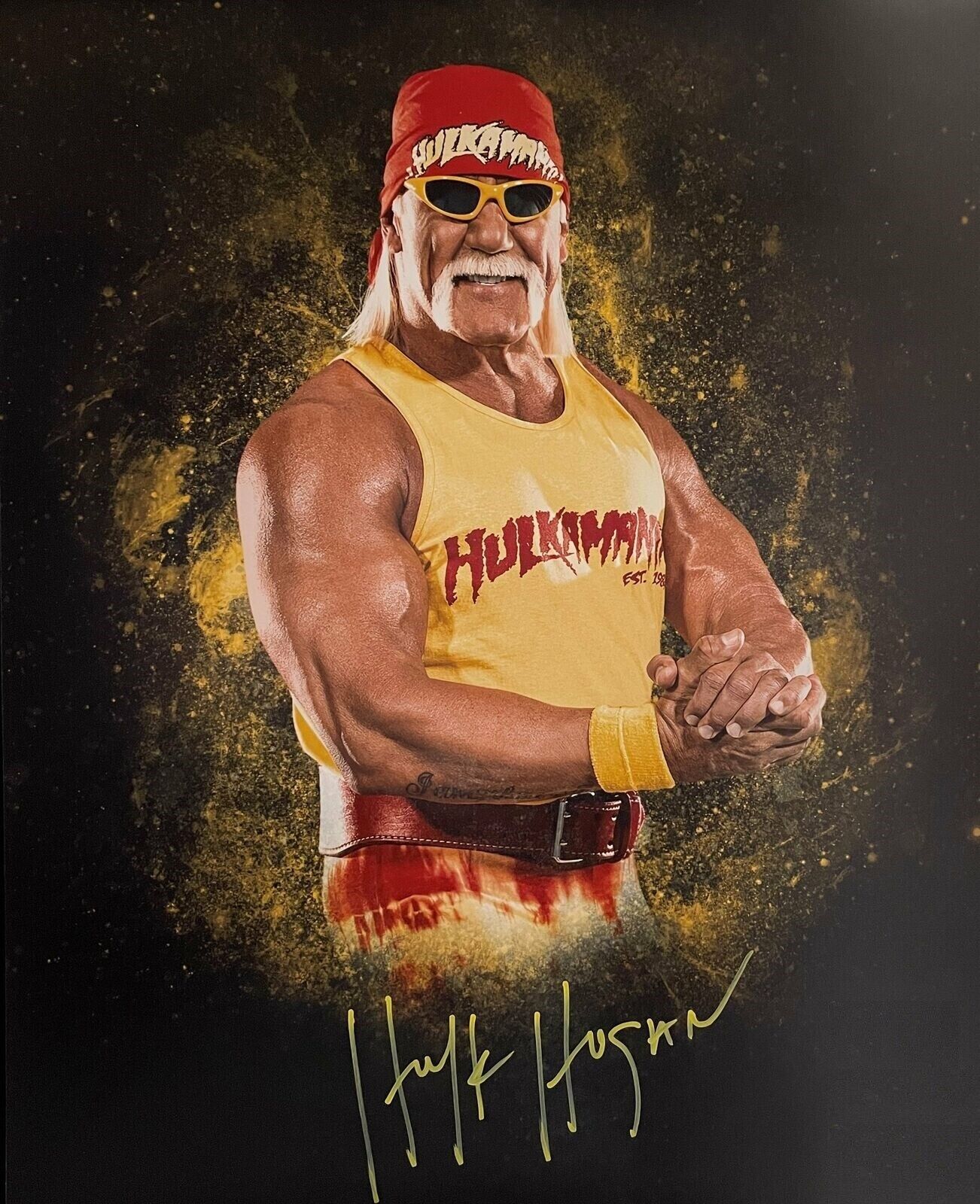 Hulk Hogan ( WWF WWE ) Autographed Signed 8x10 Photo Poster painting REPRINT ,