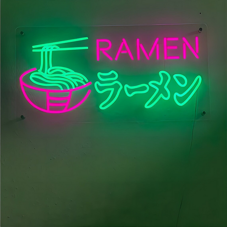 Ramen Japanese Noodles neon sign living room shop wall decor art  LED Neon Sign Neon Light For Wall Decor
