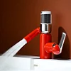 Microbubble filter multi-functional hot and cold basin faucet