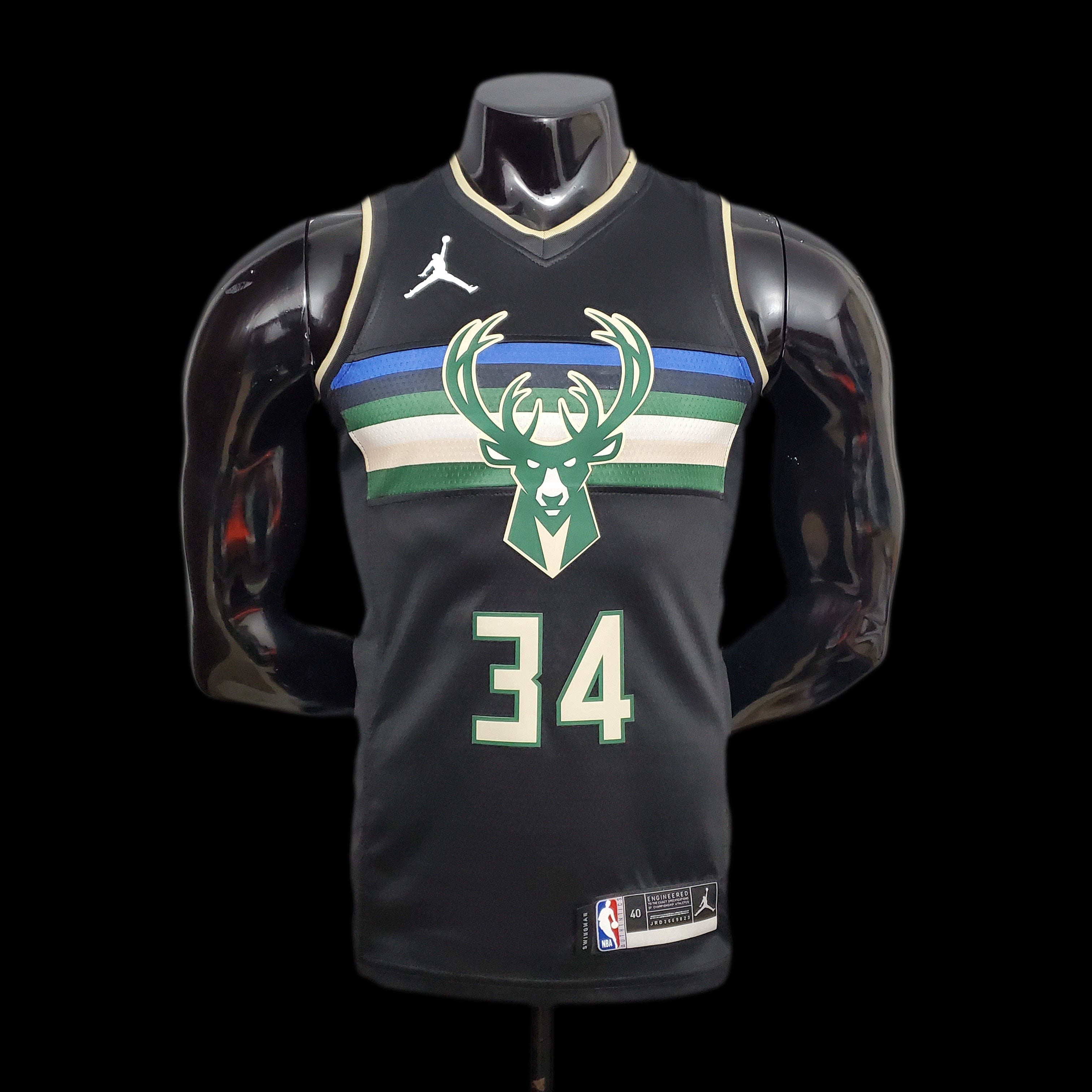 Maillot Milwaukee Bucks 34 ANTETOKOUNMPO NBA Basket Maillot De Fou, site maillot de foot pas cher