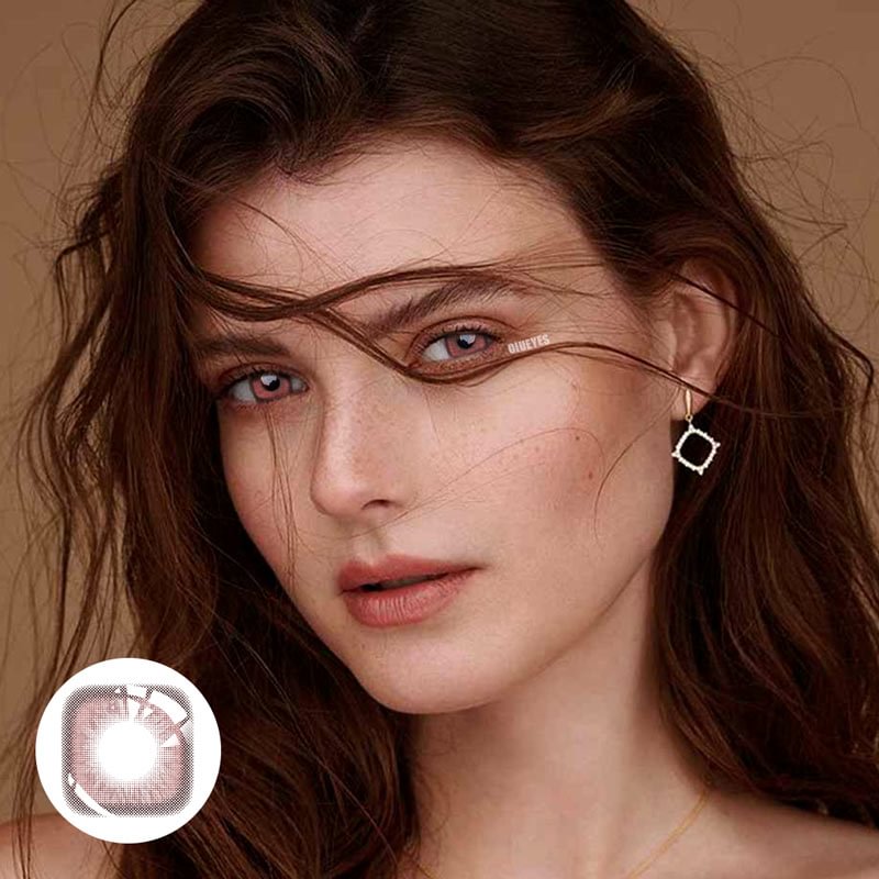【NEW】Square Red Colored Contact Lenses Yearly
