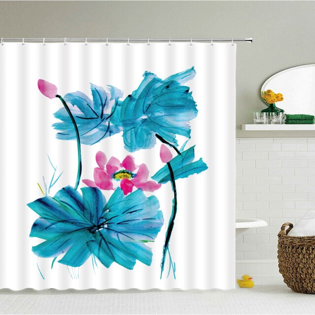 

Shower Curtain – Flower Plant Rose Cactus-180*180cm, 501 Original