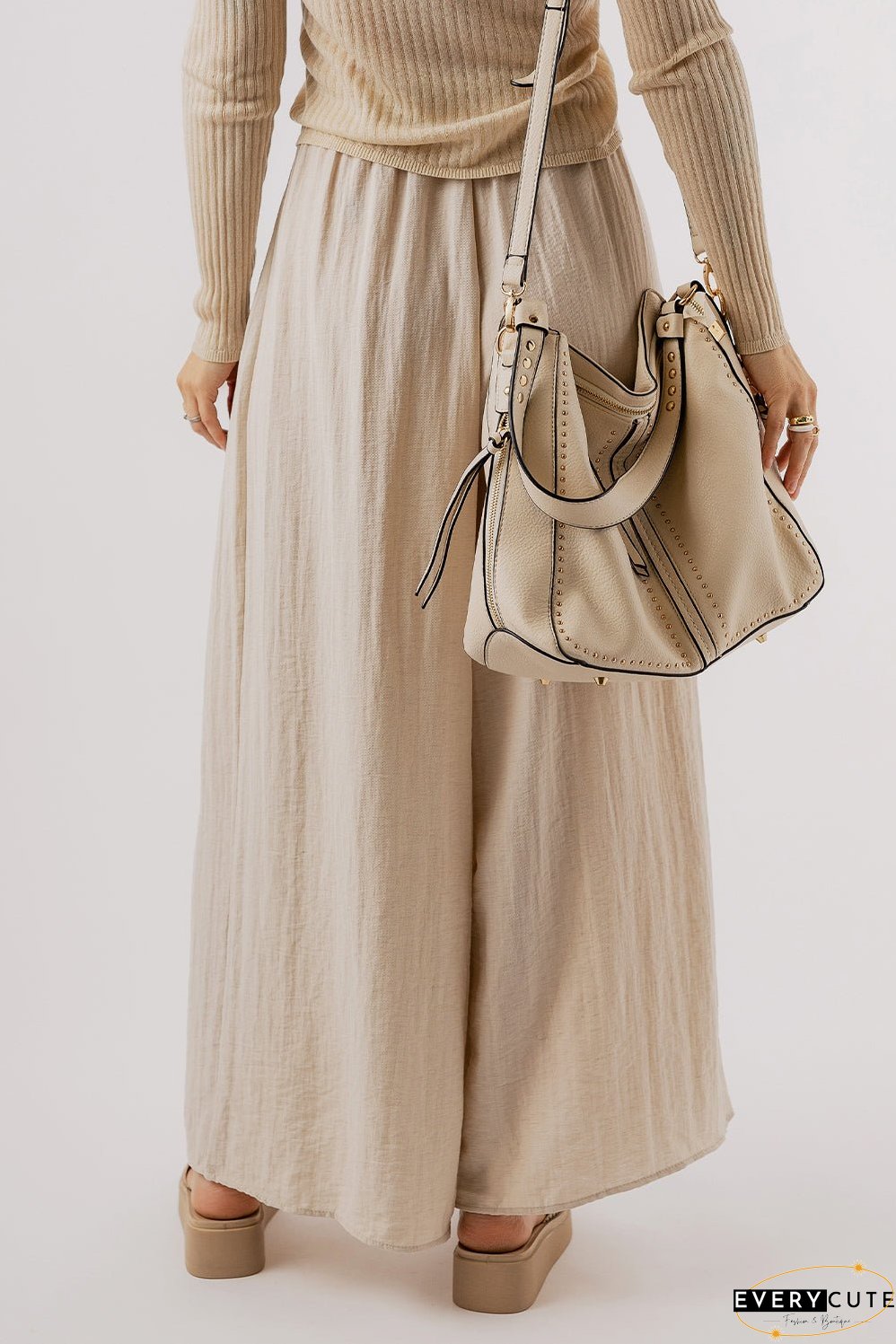 Tied Wide Leg Pants