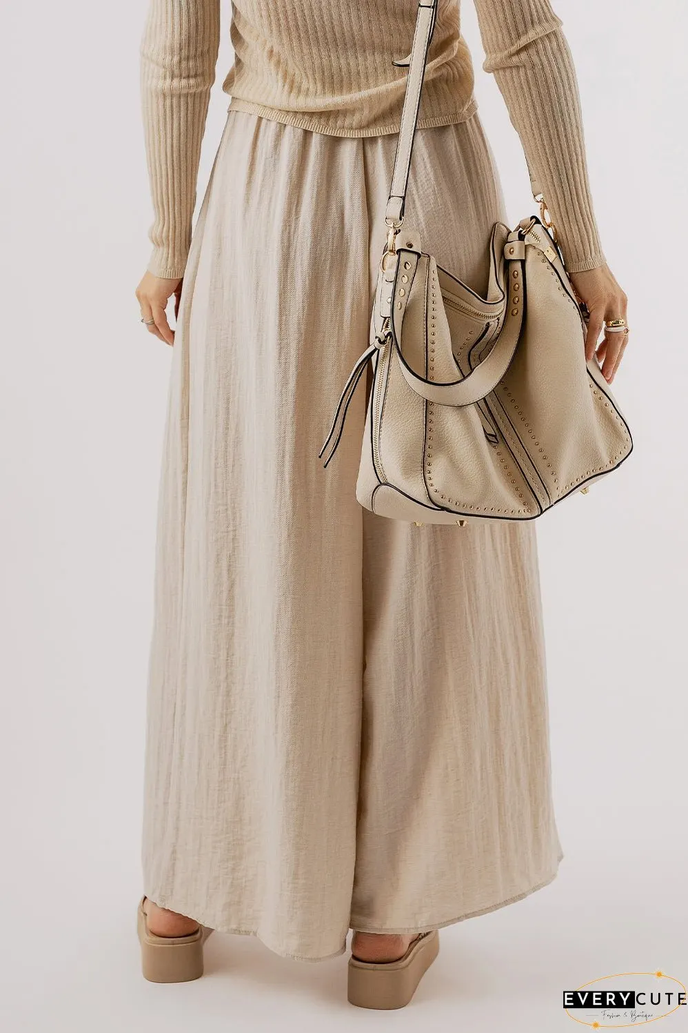 Tied Wide Leg Pants