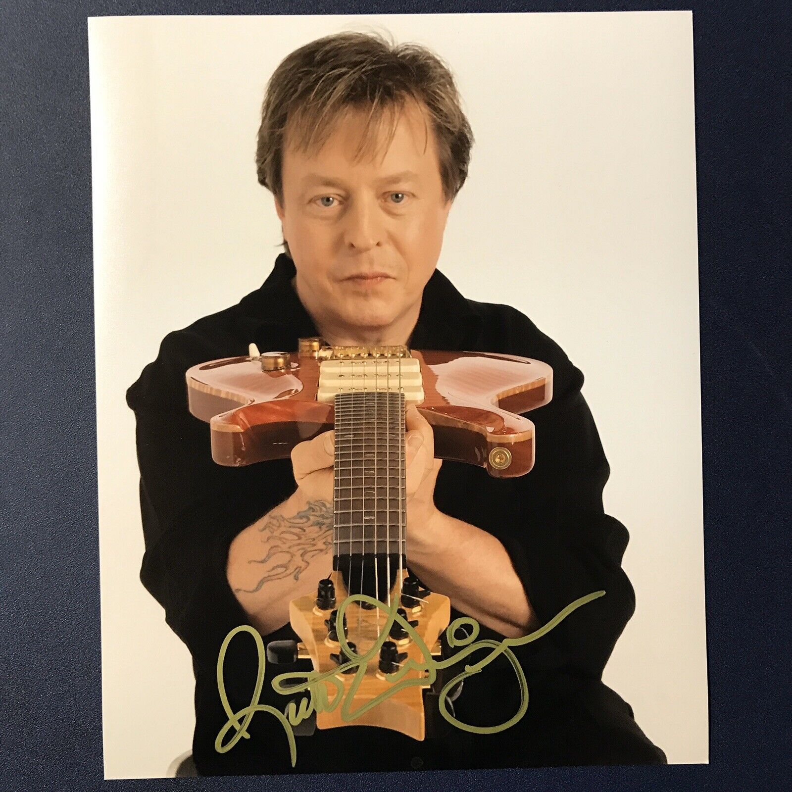 RICK DERRINGER SIGNED 8x10 Photo Poster painting AUTOGRAPHED SINGER GUITARIST HOT VERY RARE COA