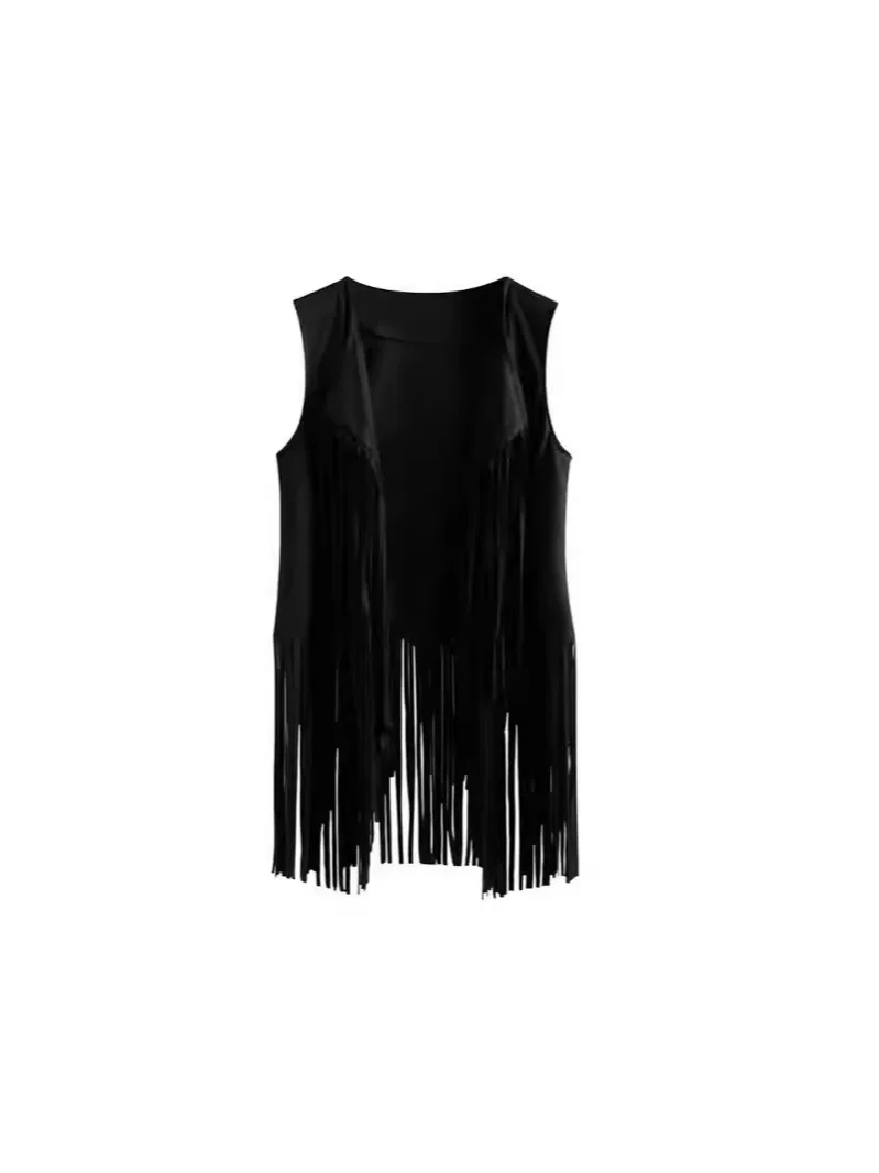 Athvotar Athvotar The Same Day, The New Tumaco Coat Lady Deer-Skinless Long Vest Open Shirt