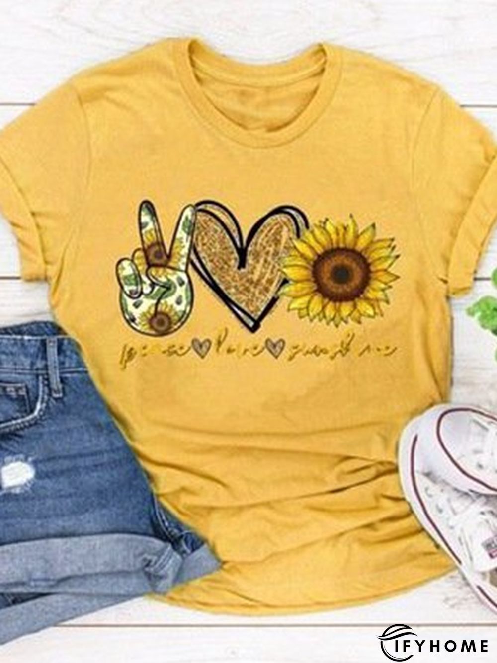 Casual Fit Crew Neck T-shirt | IFYHOME