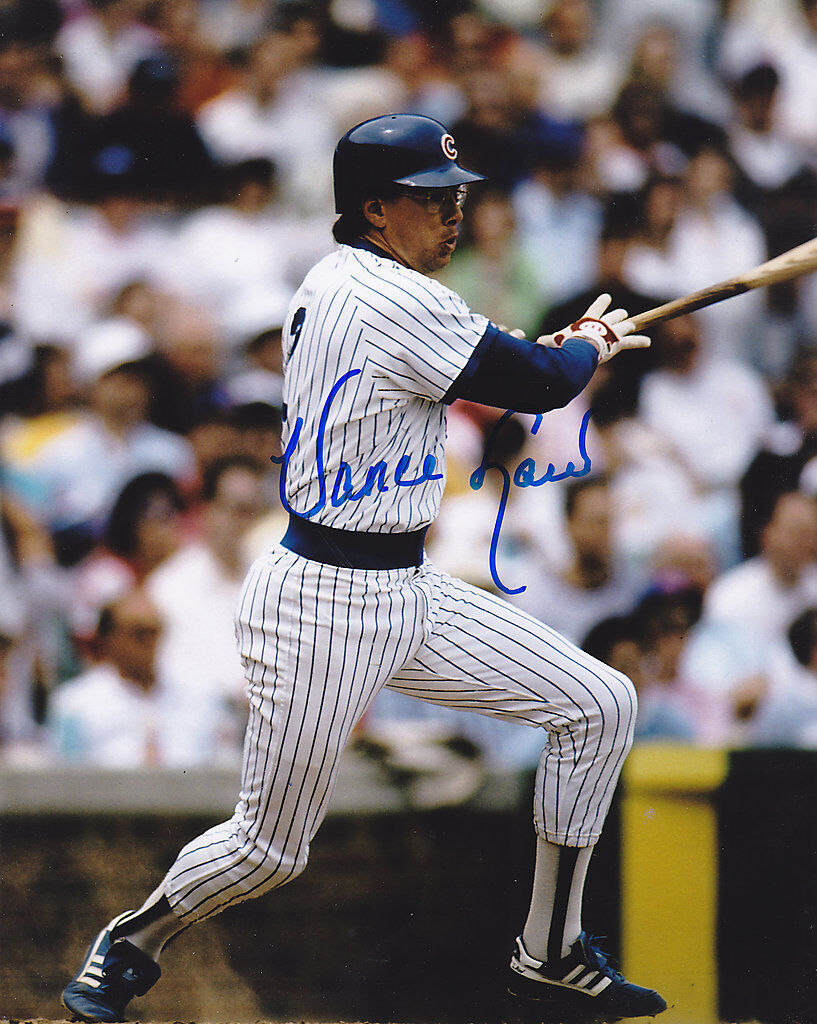 VANCE LAW CHICAGO CUBS ACTION SIGNED 8x10