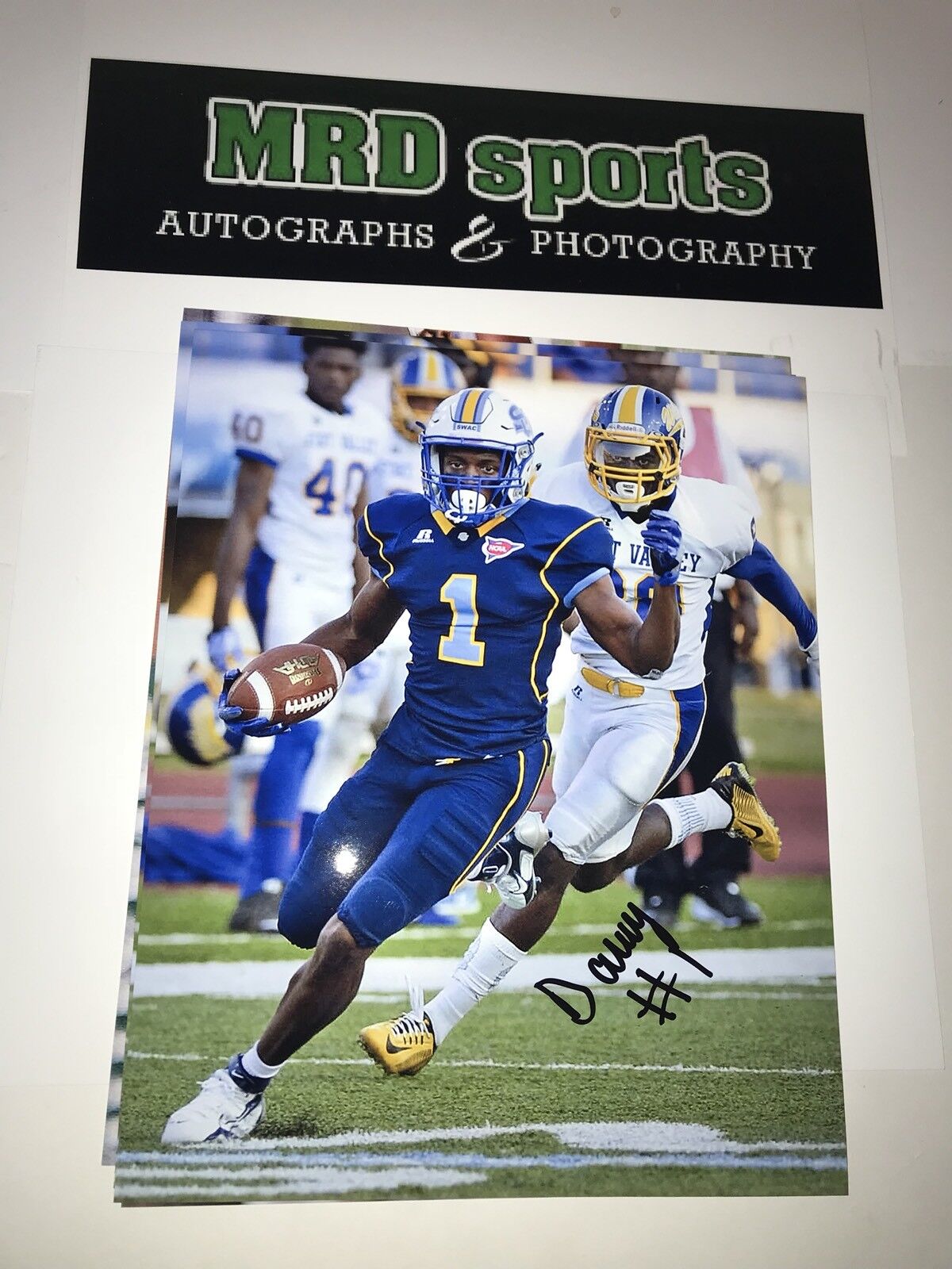 Danny Johnson Southern Hand signed autographed 8x10 football Photo Poster painting B